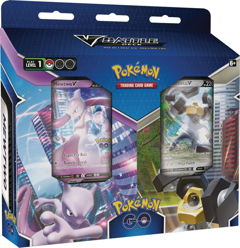 Pokemon GO Mewtwo V/Melmetal V Battle Deck Bundle Pokemon GO Mewtwo V/Melmetal V Battle Deck Bundle