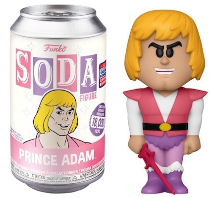 PRINCE ADAM (LE 15,000) (COMMON/NOT SEALED) (MOTU) FUNKO SODA FIGURE