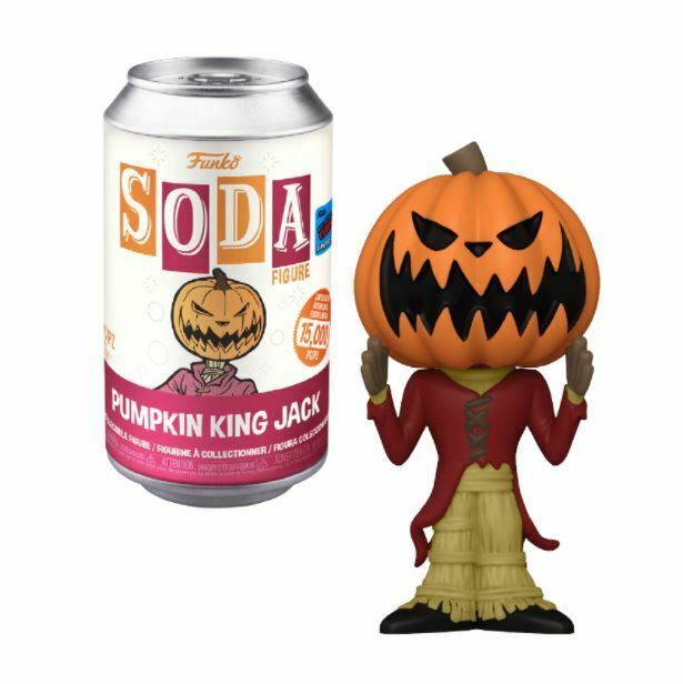 FUNKO SODA! THE NIGHTMARE BEFORE CHRISTMAS: PUMPKIN KING JACK (LE 12,500) (COMMON / NOT SEALED) (2021 FALL CONVENTION EXCLUSIVE) (📌 CONDITION 9.5)