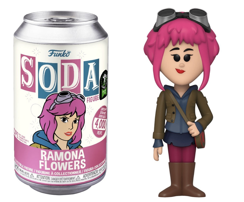 RAMONA FLOWERS (LE 3,400) (COMMON/NOT SEALED) (2020 SPRING CONVENTION STICKER) FUNKO SODA FIGURE