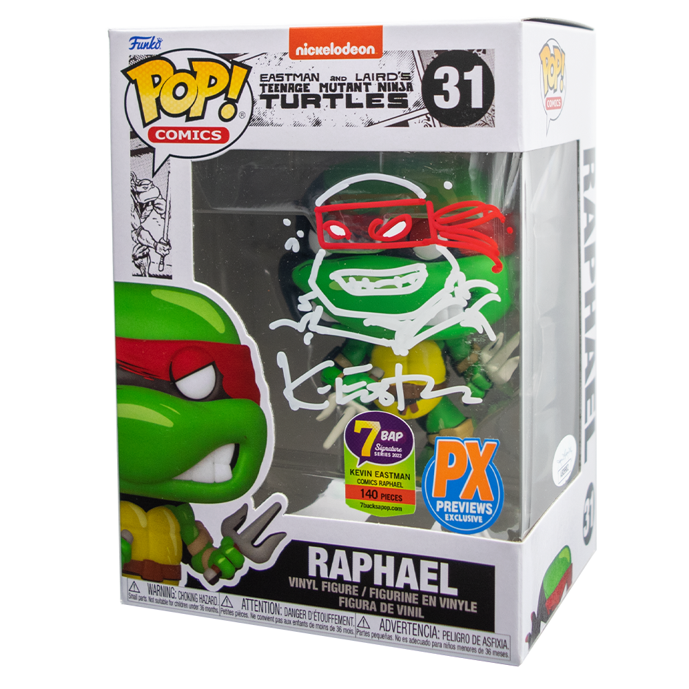 RAPHAEL #31 (SIGNED BY KEVIN EASTMAN) (JSA CERTIFIED) (7BAP SIGNATURE SERIES/LE 140) (TEENAGE MUTANT NINJA TURTLES) (TMNT) FUNKO POP
