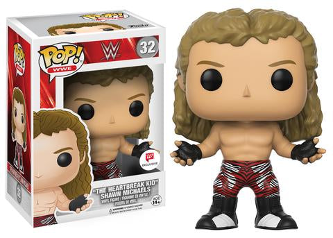 FUNKO POP! SPORTS WWE: SHAWN MICHAELS (THE HEARTBREAK KID) #32 (WALGREENS EXCLUSIVE STICKER) (📌 CONDITION 8.5/9.0)