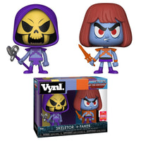 SKELETOR AND FAKER (2-PACK) (MOTU) (2018 SUMMER CONVENTION STICKER) FUNKO VYNL