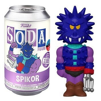 SPIKOR (LE 2,500) (COMMON/NOT SEALED) (TOY TOKYO EXCLUSIVE STICKER) (MOTU) FUNKO SODA FIGURE