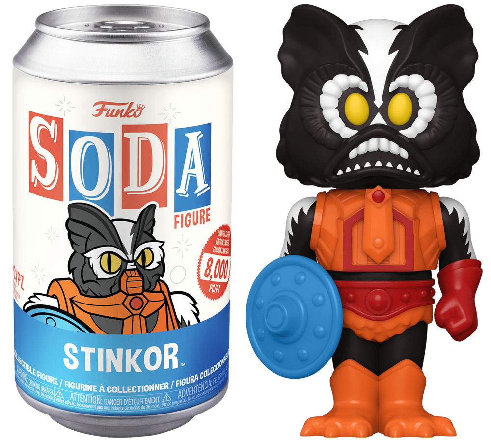 STINKOR (LE 6,700) (COMMON/NOT SEALED) (MOTU) FUNKO SODA FIGURE