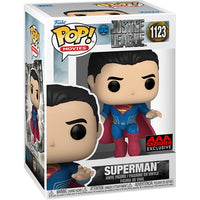 FUNKO POP! MOVIES DC HEROES JUSTICE LEAGUE: SUPERMAN #1123 (AAA EXCLUSIVE STICKER)