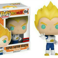 FUNKO POP! ANIMATION DRAGON BALL Z: SUPER SAIYAN VEGETA W/ YELLOW HAIR #154 (AAA EXCLUSIVE STICKER) (📌CONDITION 9.5)