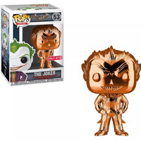FUNKO POP! DC HEROES BATMAN ARKHAM ASYLUM: THE JOKER (ORANGE CHROME) #53 (TARGET EXCLUSIVE STICKER)