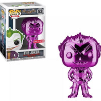 FUNKO POP! DC HEROES BATMAN ARKHAM ASYLUM: THE JOKER (PURPLE CHROME) #53 (TARGET EXCLUSIVE STICKER)