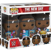 FUNKO POP! WWE THE NEW DAY: BIG E / XAVIER WOODS / KOFI KINGSTON (3-PACK) (F.Y.E. EXCLUSIVE STICKER)