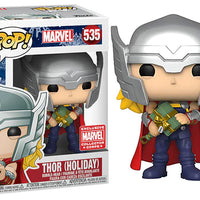 FUNKO POP! MARVEL HOLIDAY THOR #535 (COLLECTOR CORPS EXCLUSIVE STICKER)