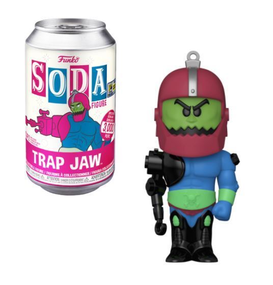 TRAP JAW (LE 3,000) (NOT SEALED) (2020 SUMMER CONVENTION SHARED STICKER) (MASTERS OF THE UNIVERSE) FUNKO SODA FIGURE