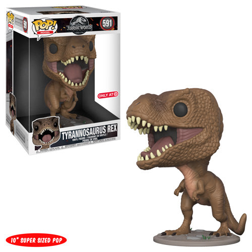 TYRANNOSAURUS REX #591 (10 INCH) (TARGET EXCLUSIVE STICKER) (JURRASIC WORLD) FUNKO POP