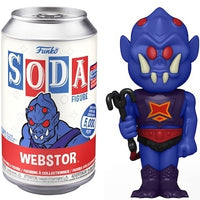 WEBSTOR (LE 4,200) (COMMON/NOT SEALED) (2021 TOY TOKYO VIRTUAL FUNKON STICKER) (MOTU) FUNKO SODA FIGURE