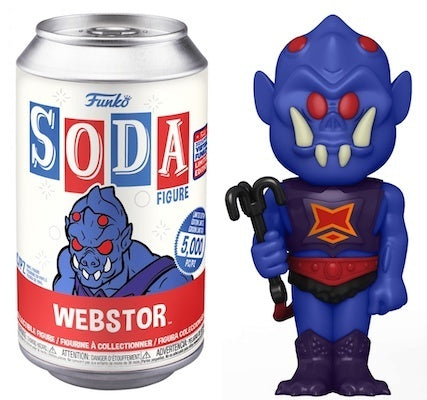 WEBSTOR (LE 4,200) (COMMON/NOT SEALED) (2021 TOY TOKYO VIRTUAL FUNKON STICKER) (MOTU) FUNKO SODA FIGURE