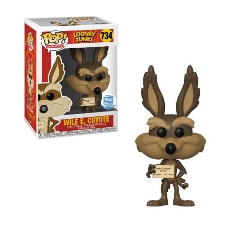 WILE E. COYOTE #734 (FUNKO-SHOP STICKER) (LOONEY TUNES) FUNKO POP