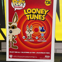 WILE E. COYOTE #734 (FUNKO-SHOP STICKER) (LOONEY TUNES) FUNKO POP