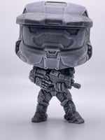 
              MASTER CHIEF #13 (STATUE VARIANT) (LE 1) (THE KING'S KEEP EXCLUSIVE) (MA40 ASSALT RIFLE)) (HALO) FUNKO POP CUSTOM
            